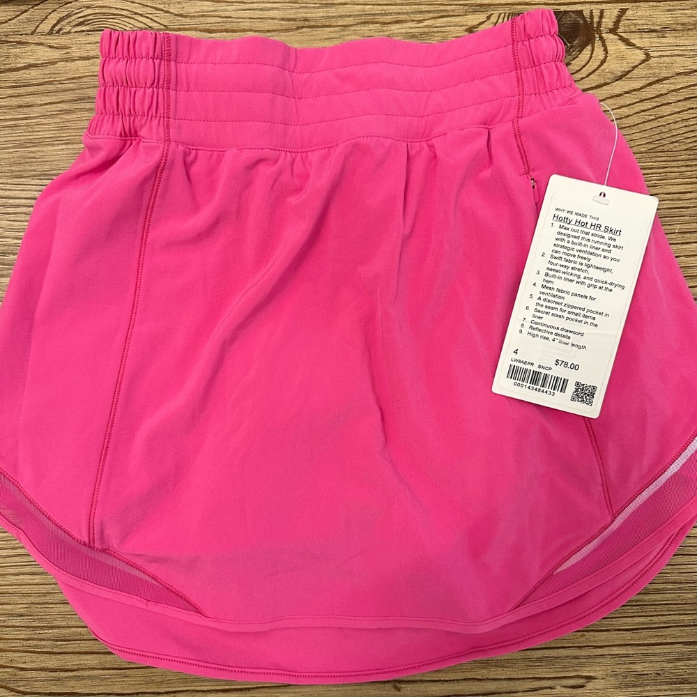Bright Pink Sports Skirt